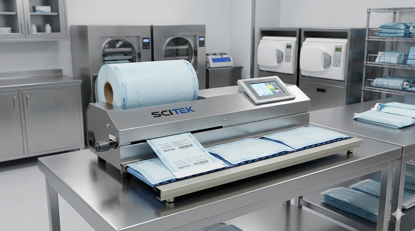 All-in-One vs Rotary Sealer: Menentukan Jenis Mesin Sealing Otomatis Sesuai Kebutuhan Traceability CSSD