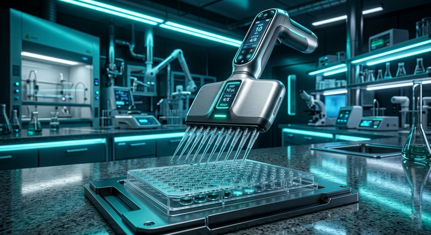 Cara Cerdas Menghemat 80% Waktu Pipetting High-Throughput Tanpa Mengorbankan Presisi Kalibrasi